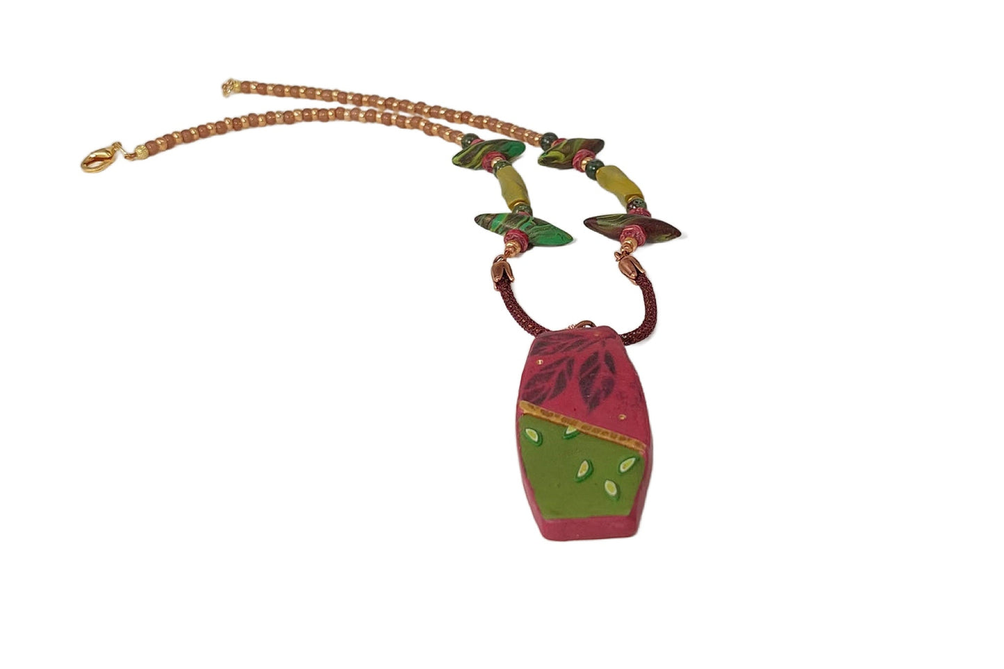 Falling Leaves Pendant Necklace