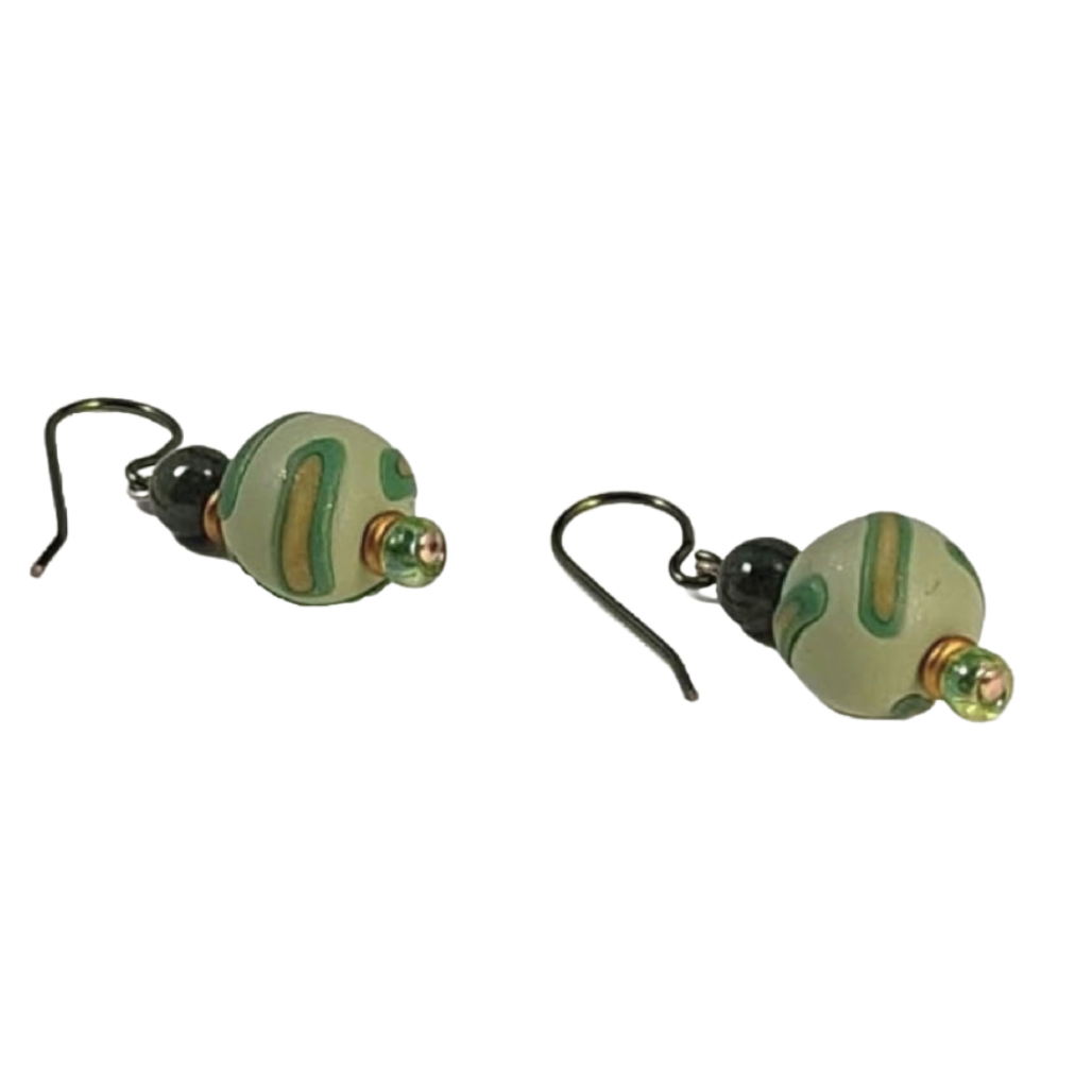 Jasper and Sage Earrings