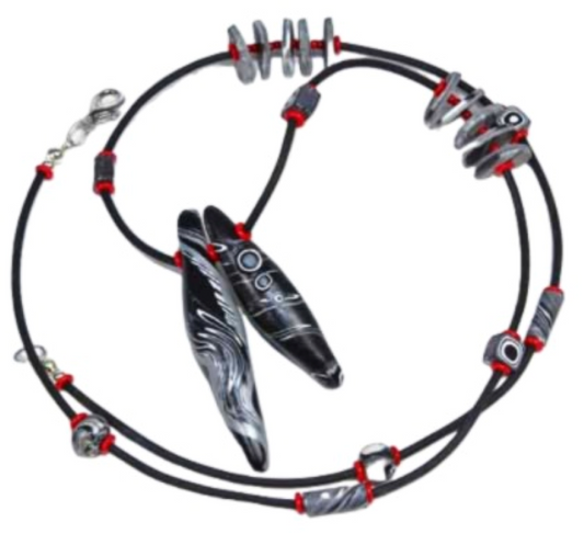 Lines & Circles Accent Necklace